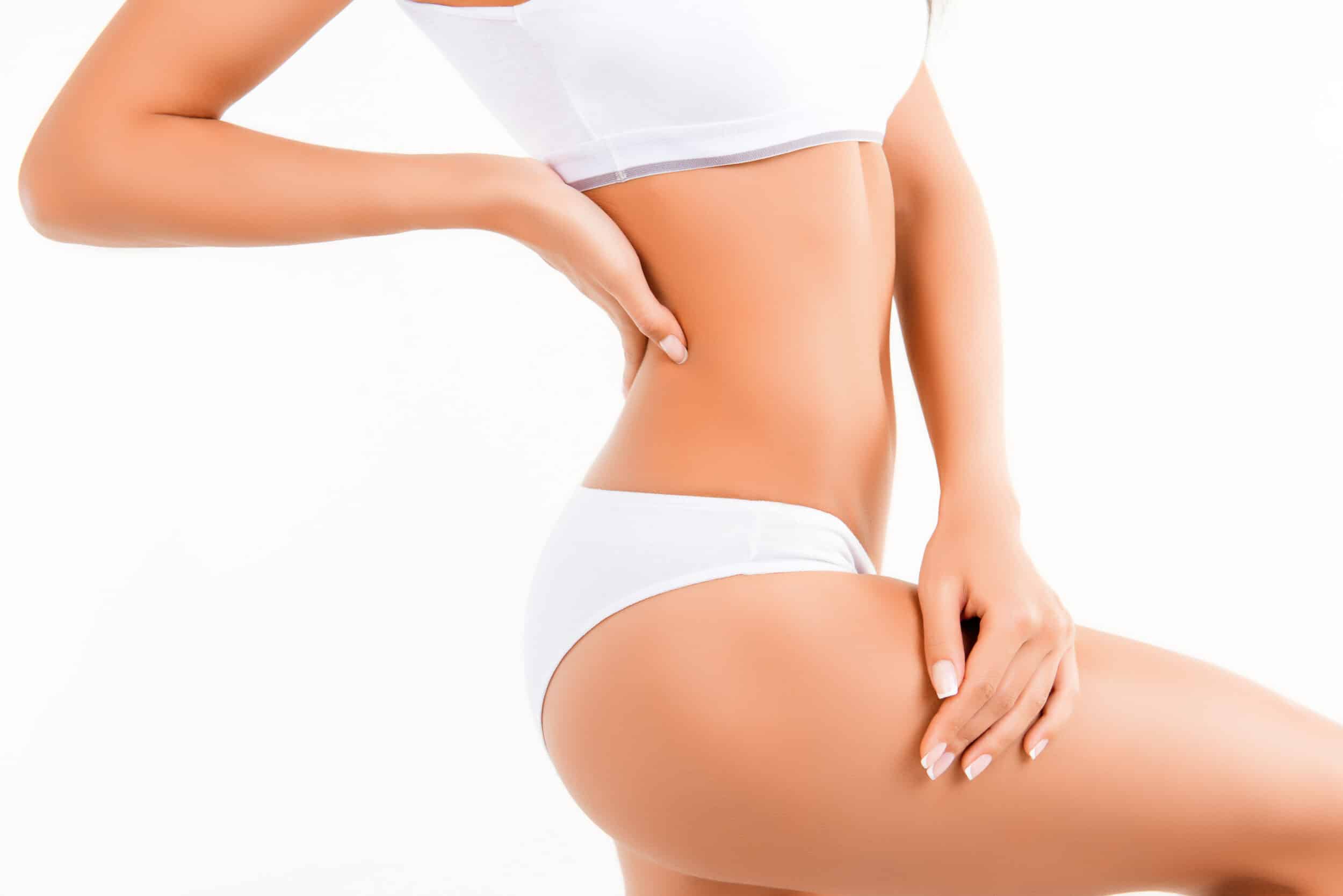 Woman's slim body from liposuction in Northbrook, IL